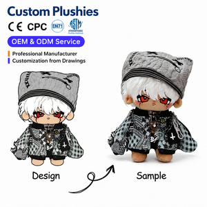 Muñeco de Peluche Personalizado de Abogado Europeo de Alta Calidad, Fabricado con Algodón PP, Diseño OEM/ODM, para Aliviar el Estrés, Tamaños Personalizados - Product Image 1