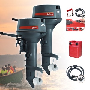 Nouvel arrivage : Moteur à essence 2 temps 40 CV avec carburateur et huile pré-mélangée pour la rénovation/amélioration de bateaux - Product Image 6
