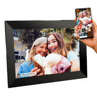 Superlieur 10.1 inci IPS layar sentuh bingkai foto Digital cerdas 1080P Video WI-FI fungsi jam bahan akrilik dengan steker AS