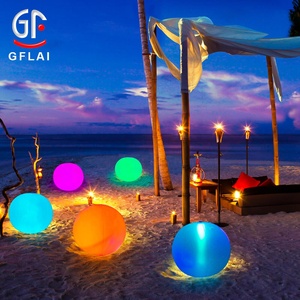 결혼식 호의 선물 충전식 DMX512 프로그램 원격 제어 풍선 LED 비치 볼 - Product Image 6