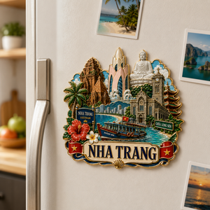 Pegatinas Metálicas para Refrigerador de Venecia, Italia, Pegatinas Magnéticas Conmemorativas de Turismo Urbano Personalizadas, Regalo - Product Image 2