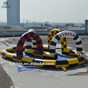 Piste <span class=keywords><strong>de</strong></span> karting gonflable, démarrage et finition, pour <span class=keywords><strong>la</strong></span> <span class=keywords><strong>location</strong></span> commerciale - Product Image 4