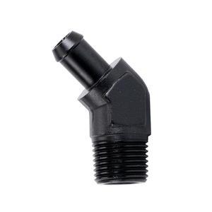Aluminum Alloy 45 Degree Hose Barb Push In <b>Adapter</b> For Oil Gas Pipe Connection - Product Image 1