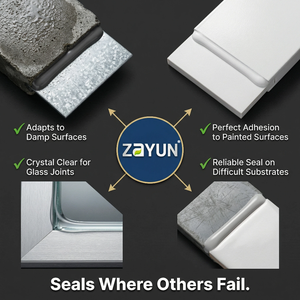 Sellador de Silicona Universal Sin Solventes, Fungicida, Resistente a la Intemperie, para Construcción, Carpintería y Sellado Sanitario - Product Image 5