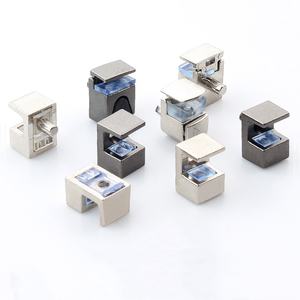 Soporte Ajustable y Duradero de Aleación de Zinc para Tablero de Vidrio, Acabado Cromado, para Vitrina de Vino, Escritorio de Oficina, Estante Divisorio - Product Image 6