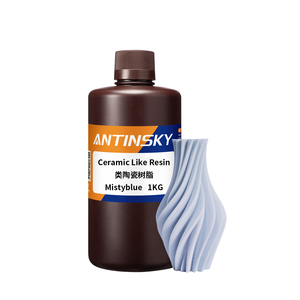 EU จัดส่งฟรี Antinsky เรซิ่นเซรามิกหลากสี ทนความร้อน 290 องศา DLP LCD เครื่องพิมพ์ 3 มิติ 405nm 1 กก. โฟโตโพลิเมอร์บริสุทธิ์ 100% - Product Image 5