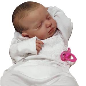 <span class=keywords><strong>Muñeca</strong></span> Reborn de <span class=keywords><strong>Silicona</strong></span> de Cuerpo Completo de 49 cm, <span class=keywords><strong>Muñeca</strong></span> Reborn de <span class=keywords><strong>Silicona</strong></span> Realista y Económica para Niñas, Regalos - Product Image 2