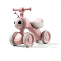 Nuevo Carro de Equilibrio para Niños de 1 a 3 Años, Patinete sin Pedales, Triciclo Silencioso con Música y Luces en Oferta
