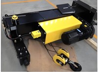 Pont roulant à câble simple/double poutre 1T 5T 7.5T 10T 12.5T à prix avantageux avec télécommande sans fil