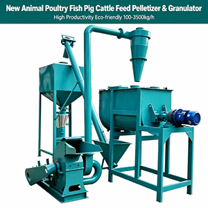 Nueva Peletizadora y Granuladora de Alimentos para Animales, Aves, Peces, Cerdos y Ganado, Alta Productividad, Ecológica, 100-3500 kg/h - Product Image 1