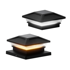 Lampe solaire moderne à LED pour le jardin, pilier de la porte principale étanche, lampe murale pour la maison et le jardin à l'extérieur - Product Image 2