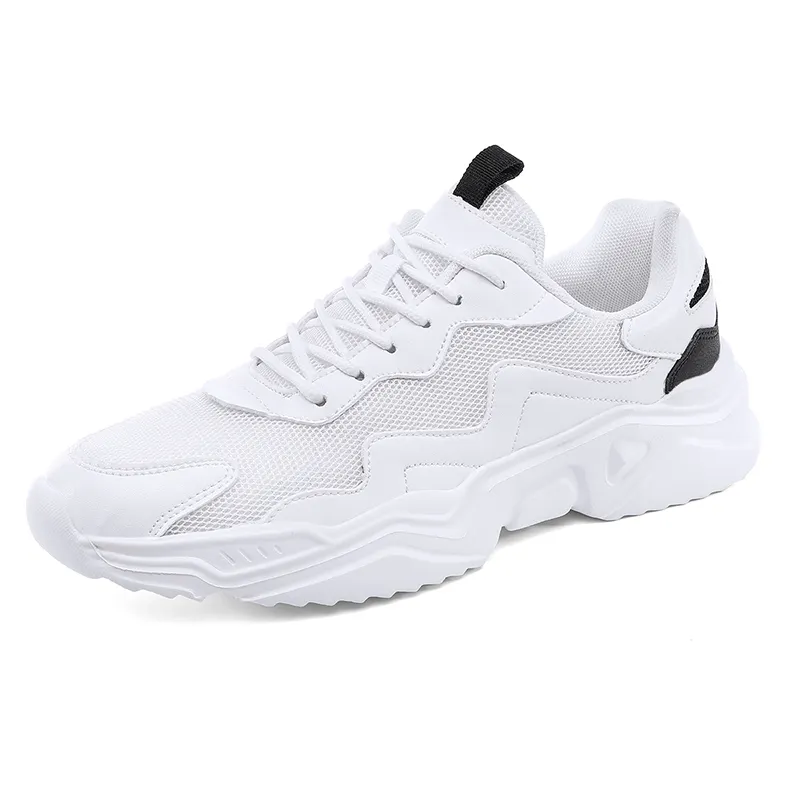 Fabriek Bieden Nieuwkomers Hoge Kwaliteit Sportschoenen Sneakers Witte Sport Hardloopschoenen Voor Mannen