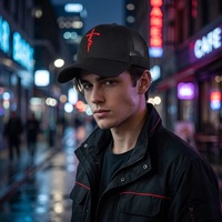 Casquette Trucker en Maille à 6 Panneaux OEM ODM avec Broderie 3D en Relief Croix de la Foi Personnalisée pour Grossistes Usine BSCI Prix Streetwear