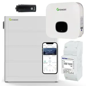 GROWATT 6KW Onduleur PV résidentiel 2.5KW 2 MPPT monophasé inversé onduleur solaire domestique avec régulation haute tension