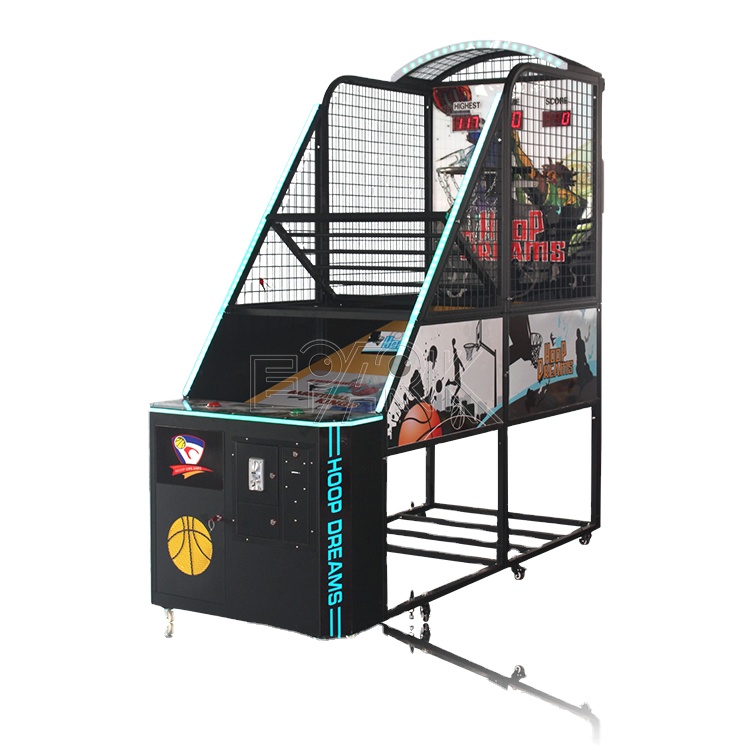 Coin-Operated Arcade Electronic Basketball Scoring Machine 1-Year Warranty Indoor Shooting Game Basketball Machine