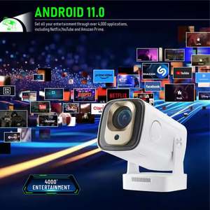 YDH-HY260 Pro ARM Cortex-A53 4K Projecteur 600 lm 60-150 Pouces 1080P Android 11 WiFi6 + BT5.4 HOME THEATER 4K - Product Image 1