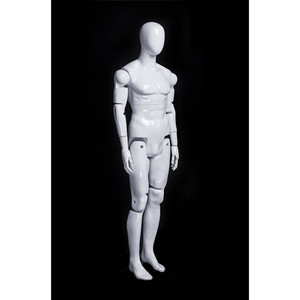 Maniquí extraíble Flexible Ajustable Fibra de vidrio Hombre Maniquí <span class=keywords><strong>sin</strong></span> rostro HM01WEG - Product Image 5