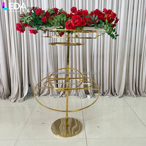 LEDA Nouveauté Luxe Support de Fleurs en Métal pour Événements Extérieurs et Centres de Table de Mariage - Product Image 2