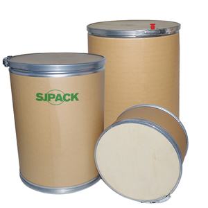 Envases de Alimentos Personalizados Más Vendidos, Cilindro de Papel Kraft Ecológico de 25L, Tambor de Fibra Resistente a Impactos, Bidones - Product Image 3