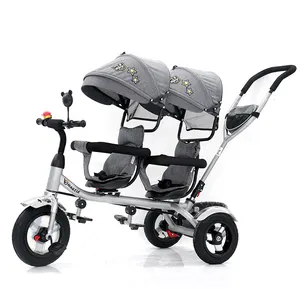 Doppel kinderwagen für Säuglinge und Kleinkinder, leichter Tandem-Kinderwagen, extra großer Aufbewahrung skorb im Alter von 1 bis 7 Jahren