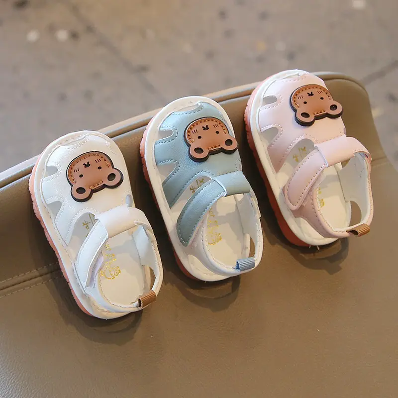 Sommer Baby weiche Sohlen rutschfeste Wander-Schuhe Anti-Tieben billig aber mit hochwertigen Sandalen für Jungen und Mädchen