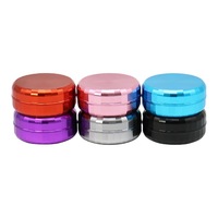 Boîte en papier individuelle, emballage, diamètre 64 mm, forme ronde, boîte de rangement en aluminium, plusieurs couleurs en stock