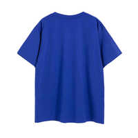 Camiseta de Algodón Grueso de 260g para Hombre, Tejido de Punto, Casual, Lisa, Corte Holgado, Manga Corta, para Deportes y Ocio Juvenil
