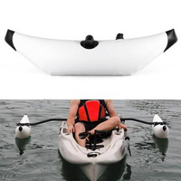 Système de stabilisation universel pour kayak gonflable en PVC - Flotteurs durables pour canoë, pontons pour la stabilité en surf, plongée et pêche