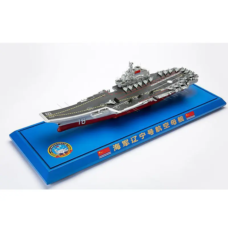 ที่มีคุณภาพสูง1/400ขนาดกองทัพเรือจีนเหลียวหนิง Diecast รุ่นเรือบรรทุกเครื่องบินของเล่น