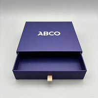 Boîte à tiroir coulissant personnalisée de luxe, emballage en carton rigide, boîtes cadeaux pour bijoux, portefeuilles, foulards, parfums