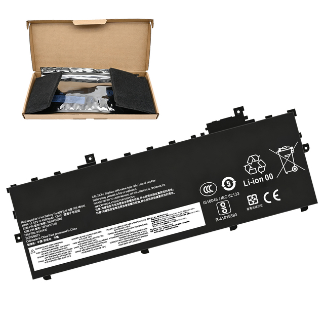 OEM 01AV430 Laptop Battery for Lenovo ThinkPad X1 Carbon 5th 6th Gen 11.52V 57Wh Replacement Internal Battery 18 Months Warranty