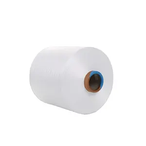 Hangzhou Supplier's Premium Quality Semi-dull Raw White 150D/144F NIM DTY Polyester Yarn