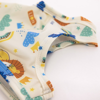 Ensemble de bain imperméable pour bébé, couche de bain réutilisable avec sac étanche et chapeau de soleil assorti pour nourrisson et tout-petit