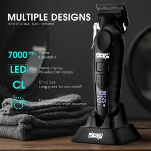 Dsp Electric Hair Clipper 2500mAh <b>Battery</b> <b>Led</b> Display Professional Salon Use - Product Image 4