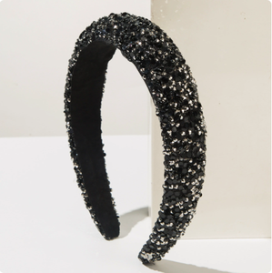 For Boutique Wholesale Supply Spring/Summer Candy Color Sequin Sponge Foam Headband 15CM Fashion <b>Hair</b> <b>Accessories</b> - Product Image 5