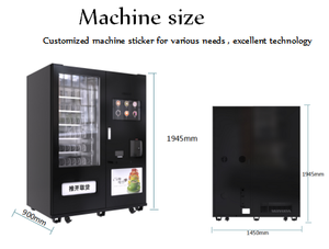 LE209C Best Seller Combo 24 H Unmanned Automatic Self-service <strong>Machine</strong> for Coffee&amp; Snack and Beverages <strong>Vending</strong> <strong>Machines</strong> - Product Image 5