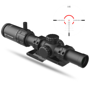 Typhon lpvo phạm vi 1-10x24 ffp khắ<span class=keywords><strong>c</strong></span> Kính chiến thuật săn bắn phạm vi quang họ<span class=keywords><strong>c</strong></span> kẻ ô thở dài với nhôm phạm vi chiến thuật gắn kết - Product Image 1