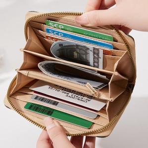 High Quality <b>Lady</b> Coin Purse RFID Blocking New Design Luxury Women's <b>Wallet</b> Environmentally Friendly Vegetarian Cork Zipper - Product Image 5