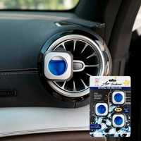 Diffuseur de parfum pour voiture Black Ice Scent, clip pour grille d'aération, lot de 3, parfum frais et longue durée, élimination des odeurs, huile parfumée pour l'intérieur de la voiture