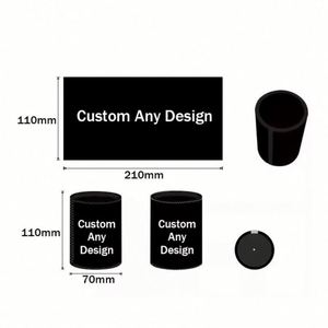 ที่ใส่กระป๋องเครื่องดื่มแบบกำหนดเองสำหรับงานแต่งงาน ขนาด 12 ออนซ์  แบบหุ้มฉนวน ใช้ซ้ำได้  ที่ใส่กระป๋องแบบสั้น  ทำจากนีโอพรีนหนา 5 มม.  แบบเย็บขอบอย่างดี พร้อมฐาน - Product Image 5