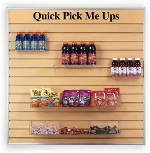 Paneles de MDF ranurados Keway listones decorativos de pared de aluminio para exhibición de tienda - Product Image 3