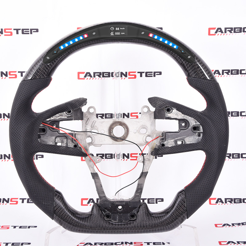 Для HONDA Accord 2008-2019 изготовленный на заказ руль из углеродного волокна светодио дный дисплей