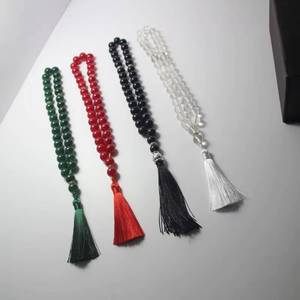 Cuentas de Ágata Ligeras de 12 mm, Estilo Étnico, 33 Piezas, Tasbih YASEEN, Adecuado para la Oración en la Mezquita y el Dhikr en Viajes - Product Image 1