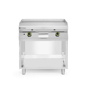 HENDI 3-Sided Enclosed Cabinet <b>Gas</b> <b>Hob</b> Commercial Kitchen Line Cooking Equipment 10kW 800x700x900mm Smooth Surface - Product Image 1