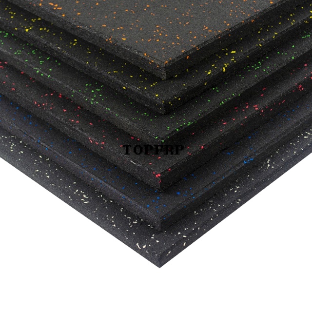 Резиновый Коврик для пола EPDM с защитой от звука и износостойкостью Противоскользящий коврик для применения в тренажерном зале