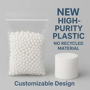 1-500um polyethylene PE Lọc ưa nước frit đĩa UHMW-PE frits OEM ODM thiết bị phòng thí nghiệm microfiltration màng lỗ chân lông kích thước - Product Image 3