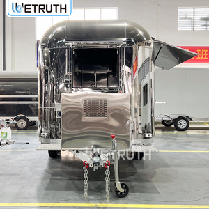 Rimorchio per Gelati e Snack Completamente Attrezzato con Struttura in Vetroresina per Vendite in Spiaggia, Parchi e Festival, Refrigerazione Durevole - Product Image 3