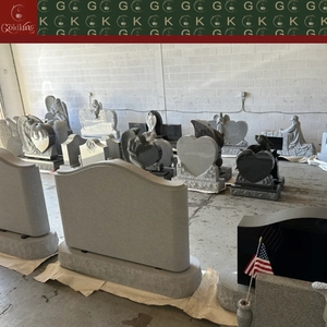 หินแกรนิต GOLDKING สำหรับทำป้ายหลุมศพพร้อมแกะสลักรูปนางฟ้า สำหรับอนุสรณ์สถานครอบครัว สุสานสาธารณะ และงานทำป้ายหลุมศพส่วนตัว - Product Image 2