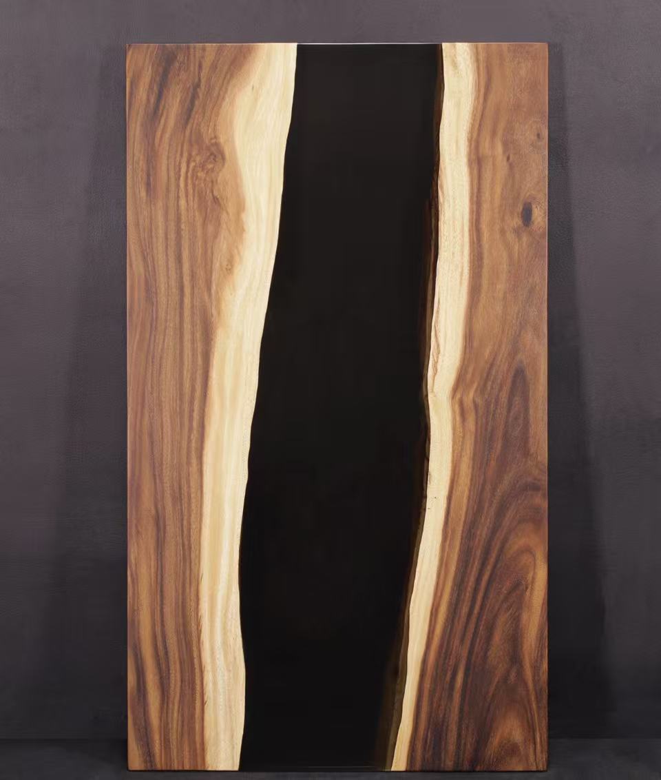 Plateau en loupe d'érable LE829 - Bois plateau table brut