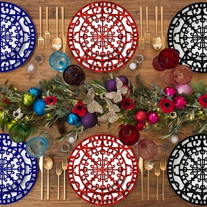 Vajilla Nueva de Porcelana Fina de 12 Pulgadas/10.5 Pulgadas/8 Pulgadas/6.5 Pulgadas, Juegos de Vajilla para el Hogar - Product Image 6